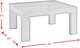 Elements International Grady Dark Brown Coffee Table-4