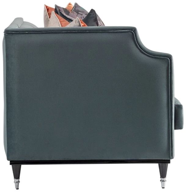 Michael Amini® La Francaise Azure/Black Mansion Sofa-3