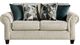 Furniture of America® Delgada Beige Loveseat-0
