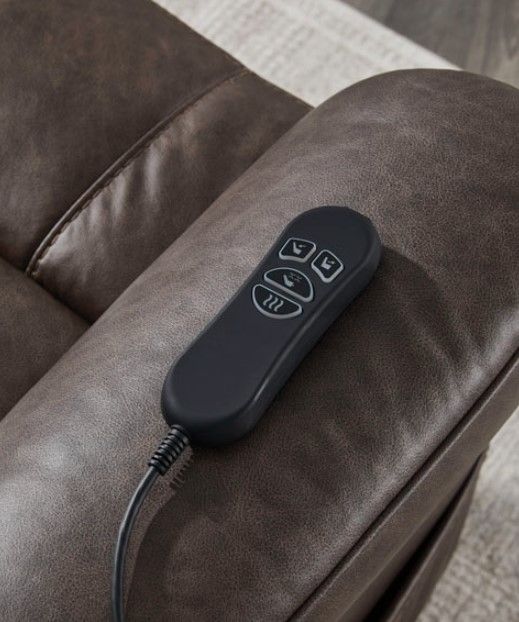 Signature Design by Ashley® Oatman Umber Power Lift Recliner-1