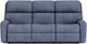 Flexsteel® Rio Blue Indigo Reclining Sofa-1