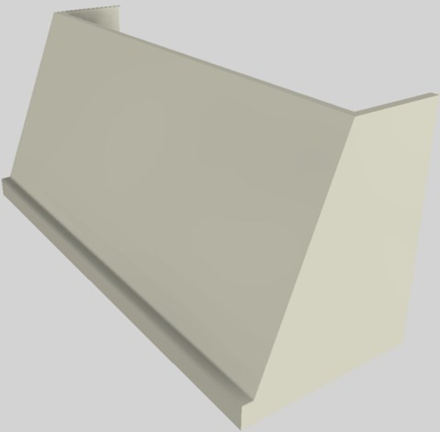 Vent-A-Hood® 66" Wall Mounted Range Hood-Biscuit-1
