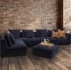 Parker House® Recess 5-Piece Reptile Blue Modular Sectional-1
