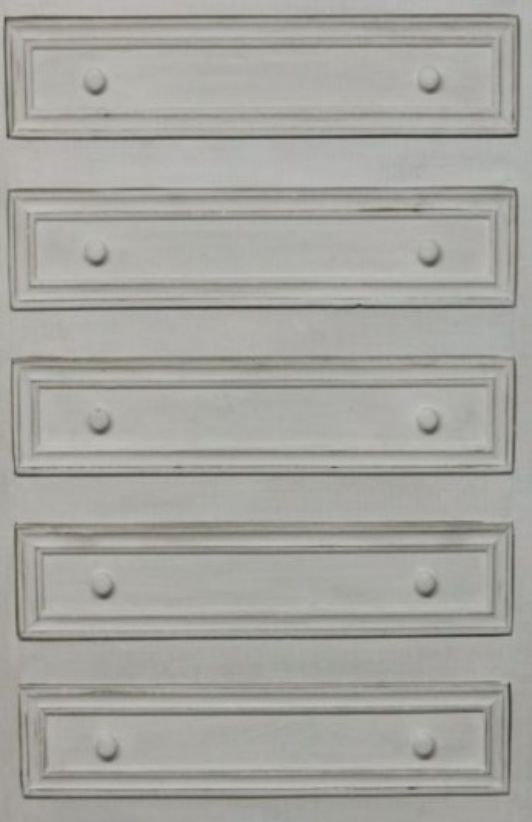 Million Dollar Rustic Oasis Weathered White Drawer Chest-1
