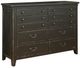 Kincaid Furniture Mill House Anvil Black Baxley Dresser-0