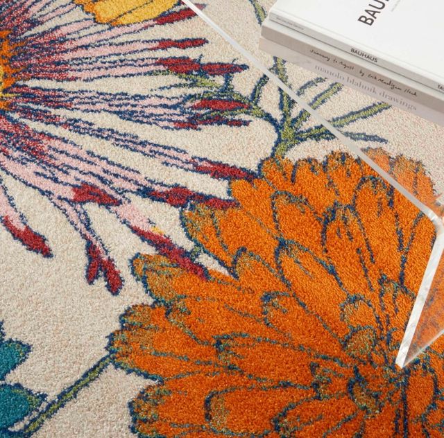 Nourison Home™Allur Ivory Multicolor 5'x7' Style 4 Area Rug-2