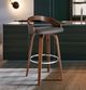 Armen Living Sonia Gray 30" Bar Stool-4