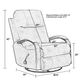 iAmerica Murray Chocolate Swivel Glider Recliner-2