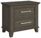 Elements International Canterbury Gray Nightstand-0