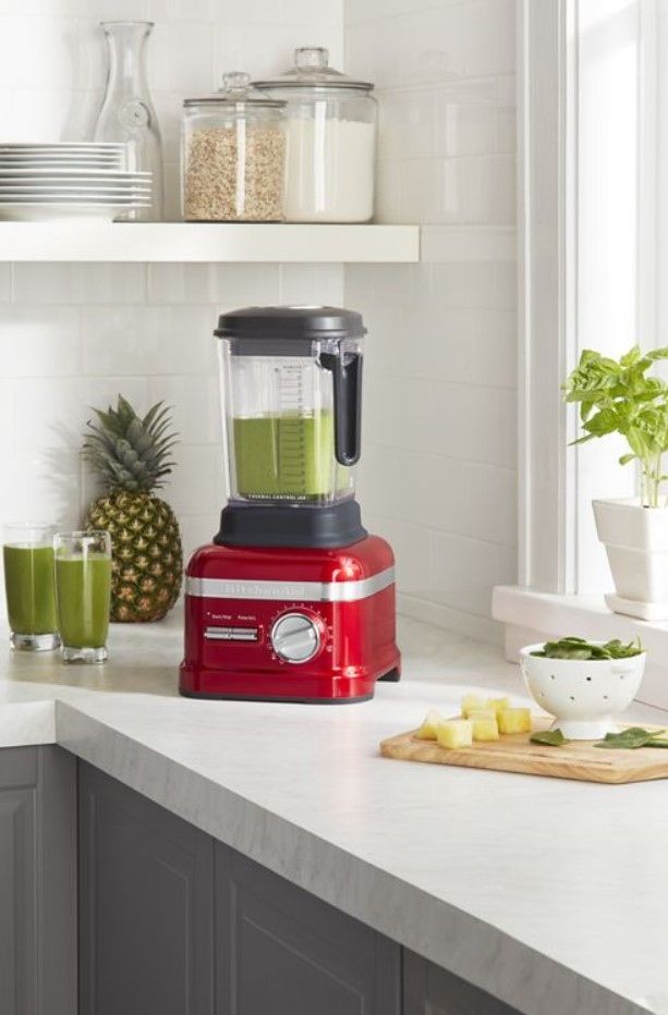 KitchenAid® Pro Line® Series Candy Apple Red Counter Blender with Thermal Control Jar-1
