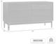 Armen Living Artemio Black Dresser-2