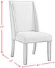 Elements International Everdeen 7-Piece Charcoal Upholstere Dining Set-2
