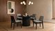 Coaster® Hamlyn 5-Piece Black/Gray Round Dining Table Set-1