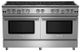 BlueStar® RNB Series 60" Stainless Steel Pro Style Liquid Propane Gas Range-0