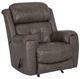 Franklin™ Corwin Dakota Gray Leather Power Rocker Recliner-0