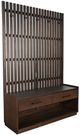 Sunny Designs™ Eliza Tobacco Leaf Hall Tree with Bench-0