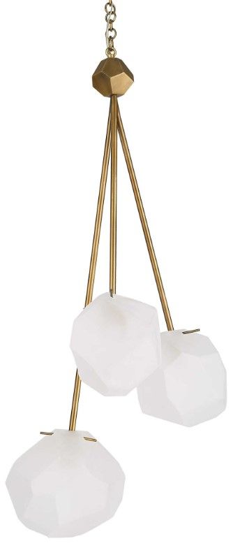 Uttermost® Geodesic Bronze 3-Light Pendant-3