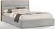 VIG Furniture Modrest Dustin Grey/Walnut Eastern King Upholstered Panel Bed-0