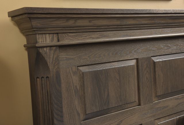 Mavin Customizable Longmeadow King Panel Bed Low Footboard with Side Drawer-3