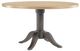 Legacy Classic XXX's And OOO's Amber Round Dining Table with Cocoa Base-0