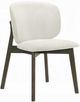 ACME Furniture Mallin 2-Piece Gray/Walnut Upholstered Dining Side Chair Set-0