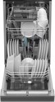 Sharp® 18" Stainless Steel Front Control Built-In Dishwasher-3