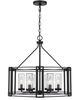 Cal® Lighting & Accessories Luton Cage 6-Light Iron Metal Chandelier-1