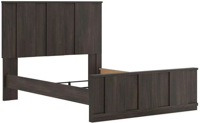 Signature Design by Ashley® Jadiston Dark Brown Queen Panel Bed-2
