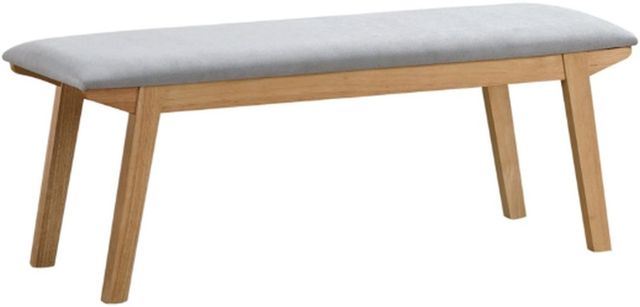 Winners Only® Uptown Gray/Natural Oak Bench-0