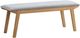 Winners Only® Uptown Gray/Natural Oak Bench-0