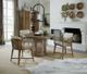 Hooker® Furniture Sundance Cliffside/Zuri Cream Barrel Back Dining Arm Chair-1