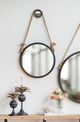 A & B Home Cleveland Grey Rope Strap Mirror-2