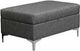 Edgewood Furniture Armani Grey Storage Ottoman-0