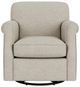 Flexsteel® Mabel Silver Driftwood Swivel Chair-1