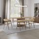 Amisco Customizable Carmela Dining Arm Chair with Upholstered Seat and Wood Backrest-2