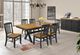 TEI Quinton Black/Pecan 30" Gathering Table-1