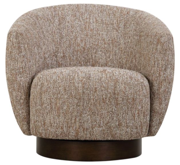 Uttermost® Dunes Cocoa Swivel Chair-3