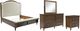 Benchcraft® Sturlayne 4-Piece Brown Queen Upholstered Panel Bedroom Set-0