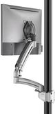 Chief® Kontour™ K1P Series Silver Dynamic Pole Mount Reduced Height, 1 Monitor-0