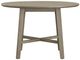 HH2 Home Kirkwood Gray Wire Brush Round Dining Table-1