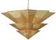 Currey & Company Hanway Antique Gold Leaf Chandelier-0
