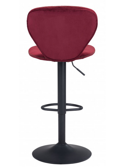 Zuo® Modern Salem Red Bar Chair-1