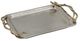 A & B Home Mabrey Gold/Silver Branch Tray-0