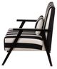 A & B Home Black/White  Accent Chair-2