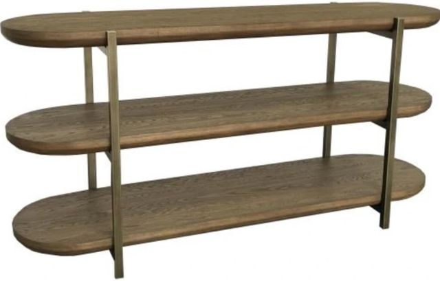 Bernards Elure Latte Bridges Console Table-0