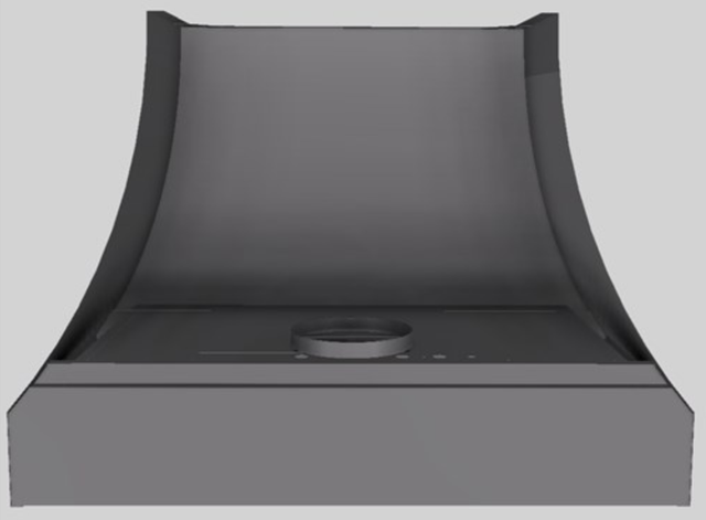 Vent-A-Hood® Designer Series 42" Gunsmoke Wall Mounted Range Hood-3