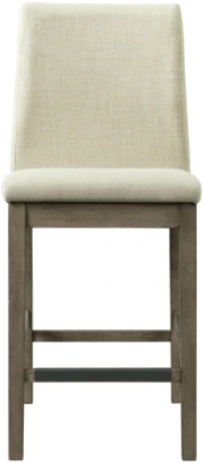 Elements International Dapper Gray Counter Side Chair-1
