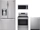 LG 4 Piece Stainless Steel Kitchen Package-0