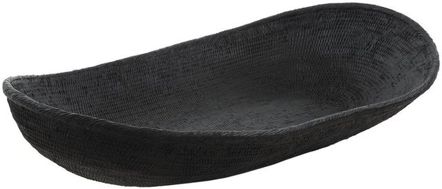 Uttermost® Ember Black Weave Indoor-Outdoor Polyresin Bowl-0