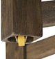 Jofran Inc. Sierrafina Beige 32" Round Coffee Table with Cortado Base-4